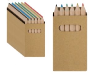 10 Educational Piñata Fillers - Colored Pencil in Box