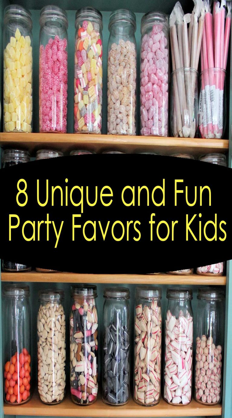 8 Favoris de fête uniques et amusantes pour les enfants