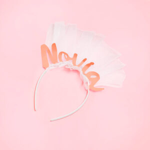 Bridal Shower Headband with Veil