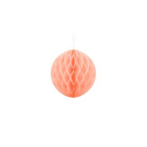 Honeycomb Ball, Light Peach, 20cm
