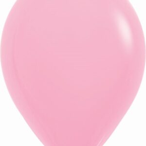 100 Latex Balloons R5-009 Sempertex Fashion Solid Pink 12.5cm
